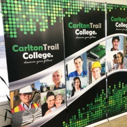 Carlton Trail College Retractable Banner Set